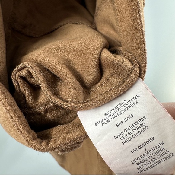 Takara Brown Suede Button-Front Skirt – Size 7 - Picture 5 of 5